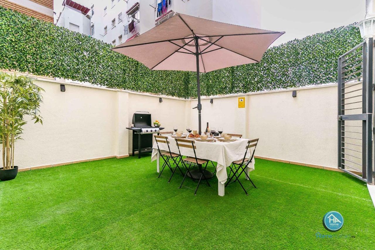 Bajo Urbano Boutique En Carlos Haya Con Terraza Y Parking 马拉加 外观 照片